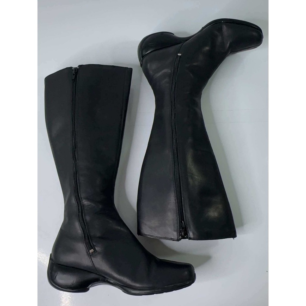 Merrell Spire Peak J43402 Womens 8.5 Waterproof Leather Tall Boots Y2K Black - Picture 6 of 12